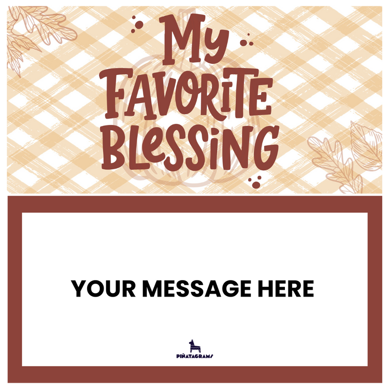 My Favorite Blessing Thanksgiving