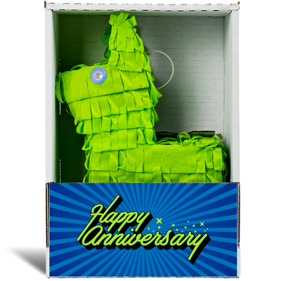 Green Anniversary Piñatagram