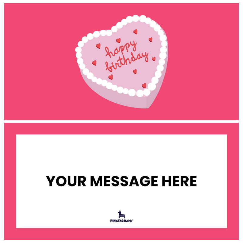 Happy Birthday Cake Piñatagram