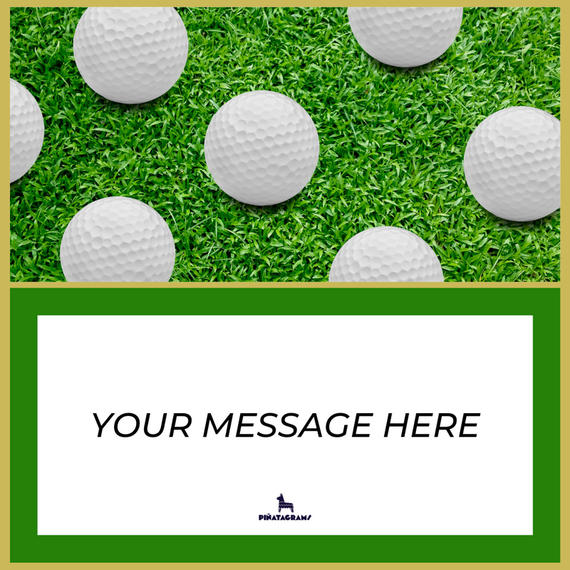 Golf Piñatagram
