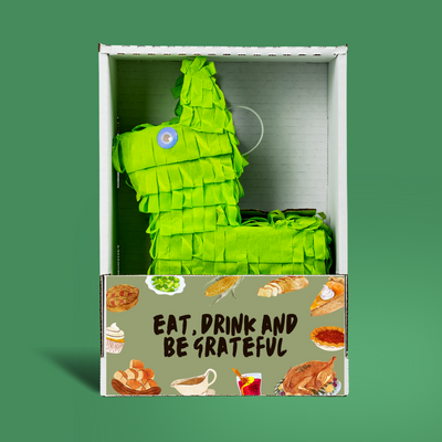 Eat, Drink and Be Grateful Piñatagram