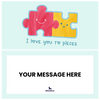 I Love You to Pieces Piñatagram