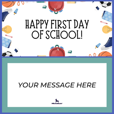 First Day of School Piñatagram