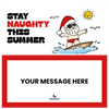 Naughty Santa Summer Piñatagram