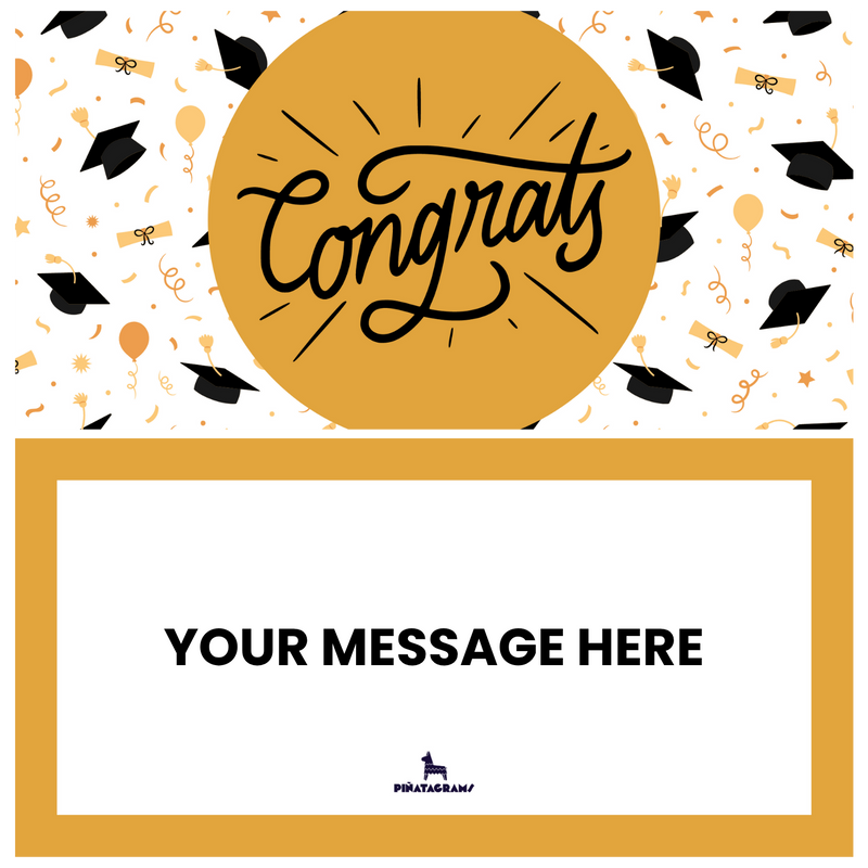 Congrats Graduation Piñatagram