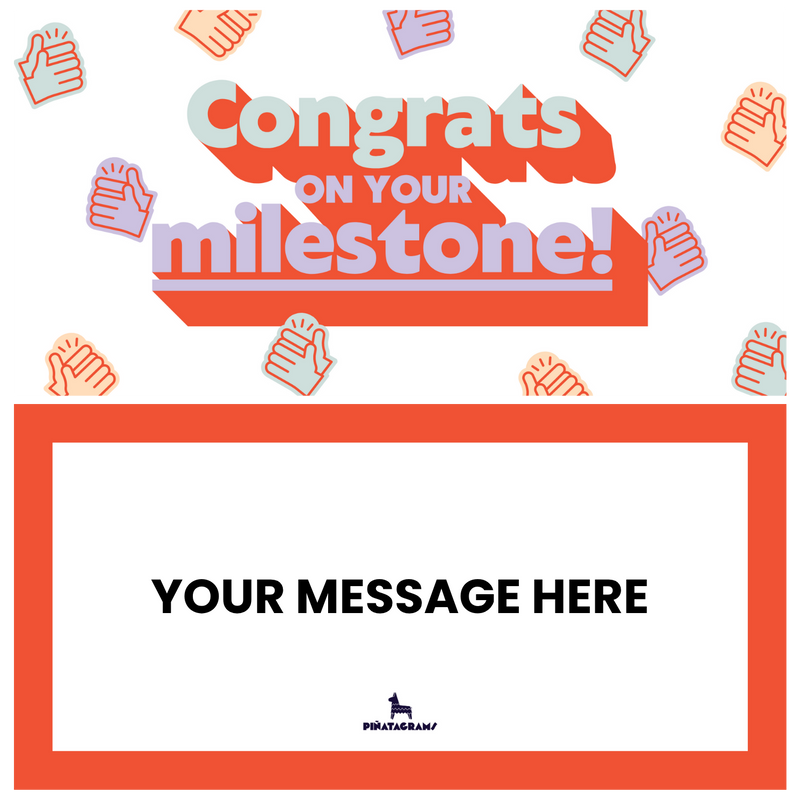 Milestone Congrats Piñatagram
