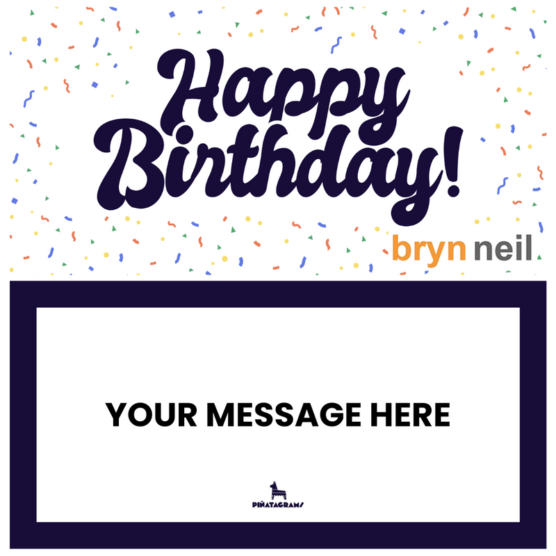 Bryn Neil: Confetti Birthday Piñatagram