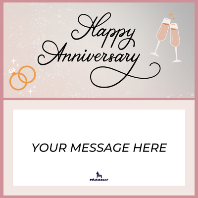 Elegant Anniversary Piñatagram
