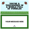 Touchdown Football Piñatagram