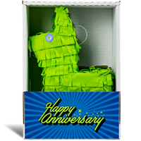 Green Anniversary Piñatagram