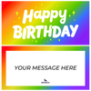Sparkly Rainbow Birthday Piñatagram