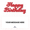 Birthday Red Minimal