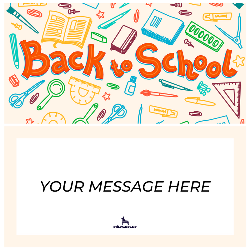 Back to School Piñatagram (School Fun Pack)