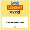 Best Teacher Ever Piñatagram (School Fun Pack)