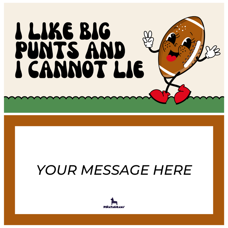 Big Punts Football Piñatagram