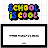 School is Cool Checkered