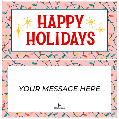 Happy Holidays Santa Piñatagram