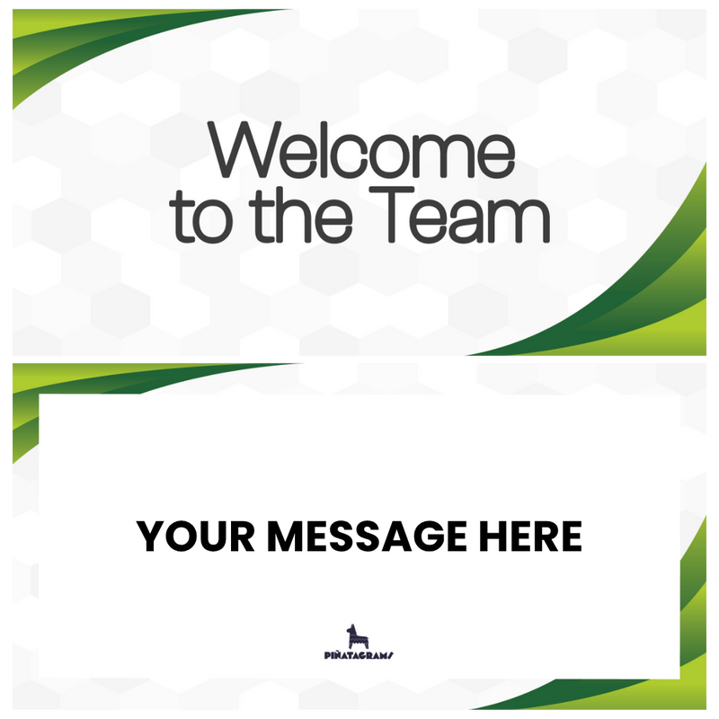 Green Welcome to the Team