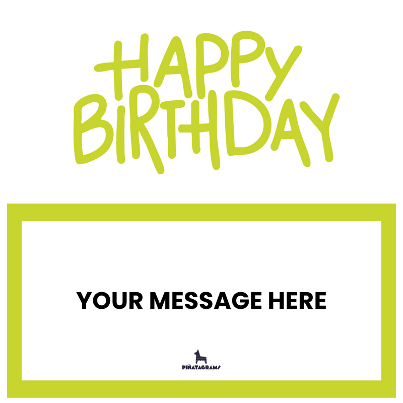 Happy Birthday Green