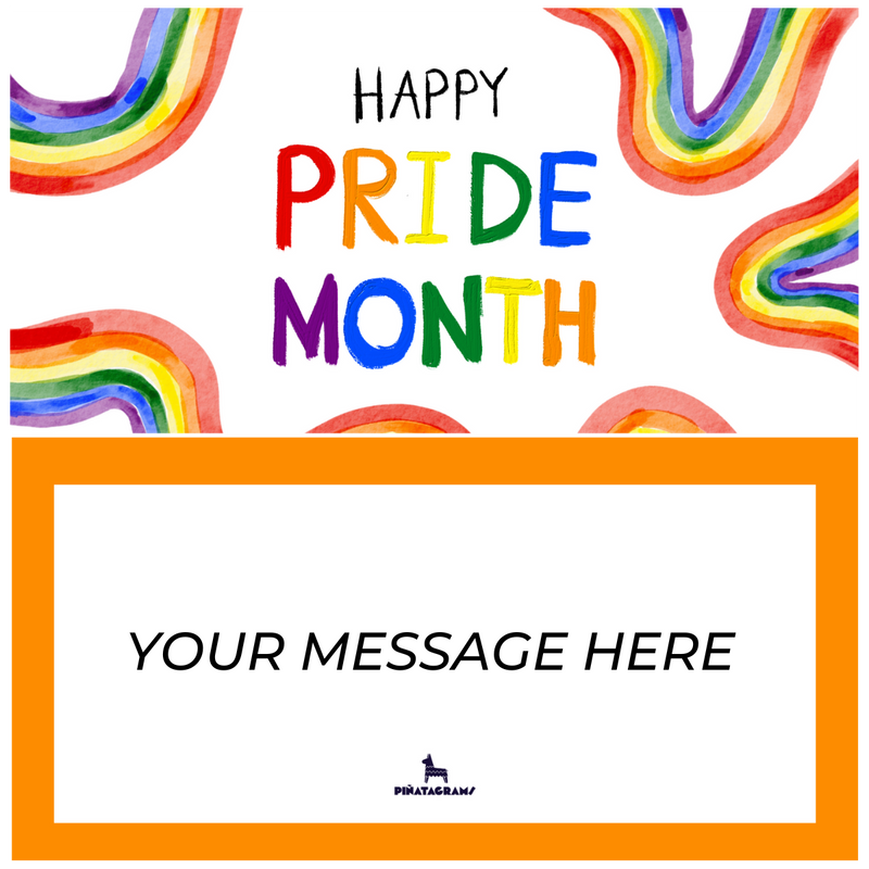Happy Pride Month Rainbow