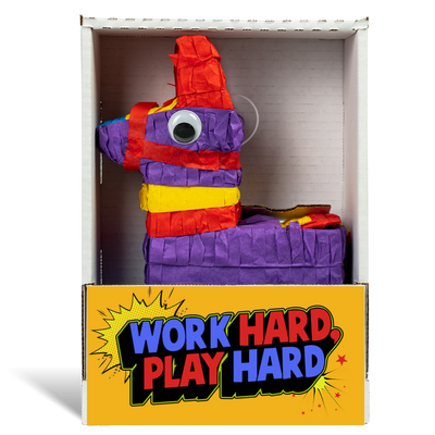 Work Hard, Play Hard Piñatagram