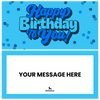 Blue Confetti Birthday