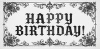 Birthday Gothic