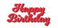Birthday Red Minimal