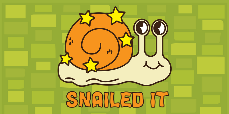 Snailit Snailed it Piñata - Piñatagrams