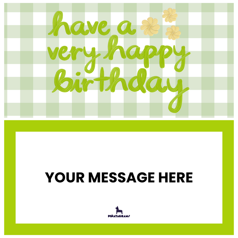 Green Happy Birthday
