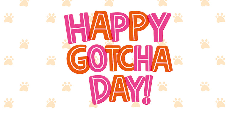Happy Gotcha Day Pink (Dog Treats)