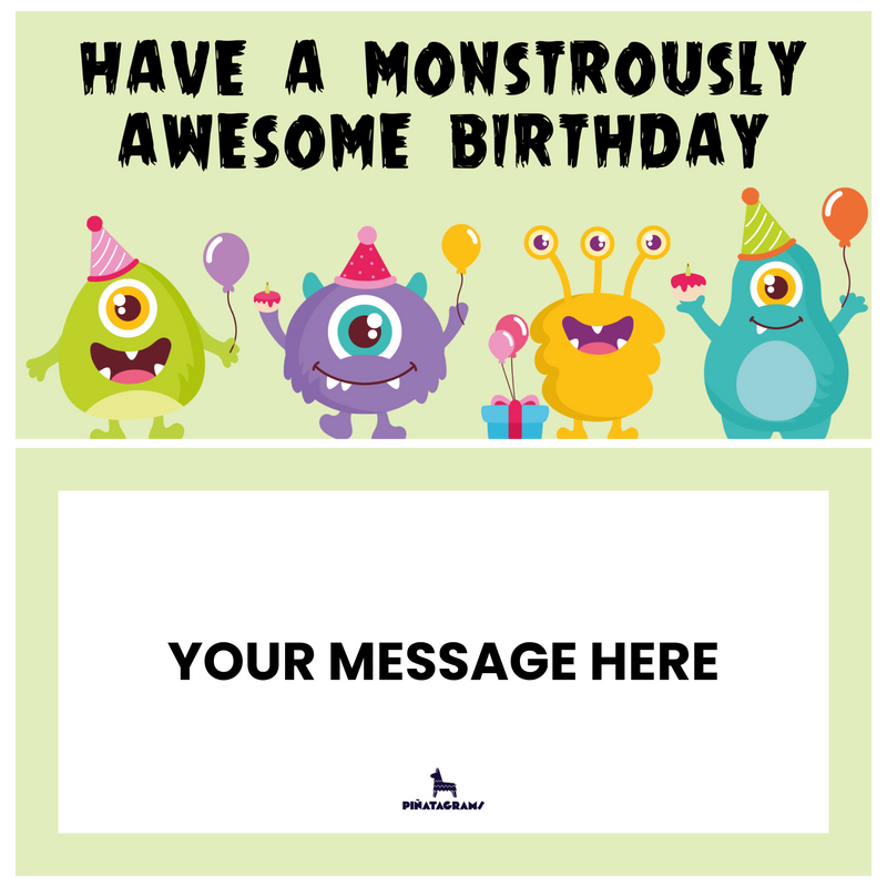 Green Monster Birthday
