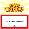 Red Starburst Birthday